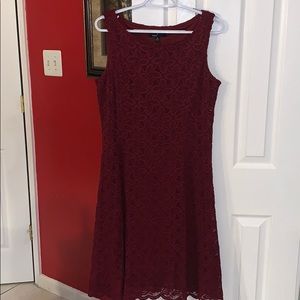 Ronni Nicole Fit and Flare Lace Dress, Size 6